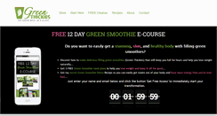 Desktop Screenshot of greenthickies.com